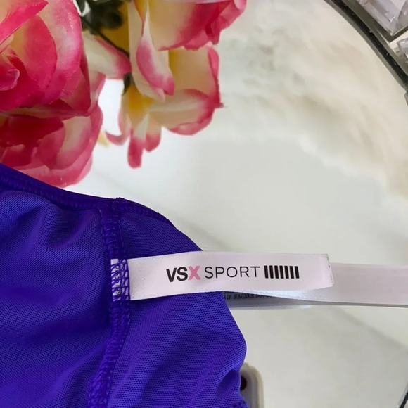 VSX Sport Purple “Flexin’” Racer Back Sports Bra S - Picture 5 of 7